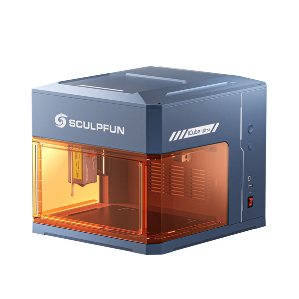 SCULPFUN iCube Ultra: Incisore Portatile di Punta con Doppio Modulo Laser Intercambiabile