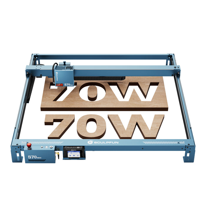 SCULPFUN S70 MAX – Taglierina laser a diodo da 70 W con ampia area di lavoro