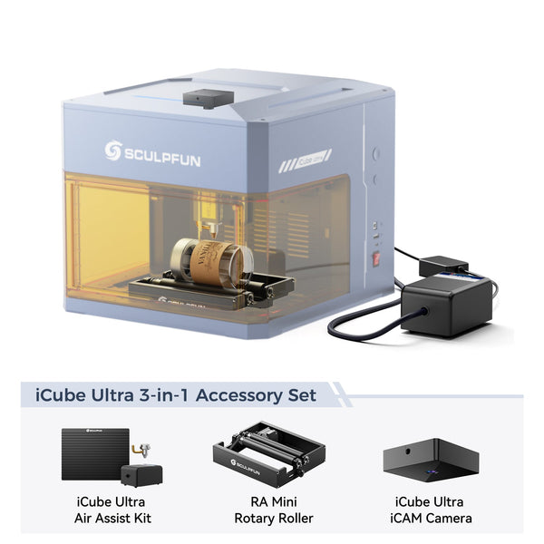 SCULPFUN iCube Ultra Kit di accessori 3 in 1